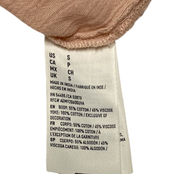 American Eagle Outfitters‎ size Small Boho Flowy Tunic shirt - Picture 6 of 9